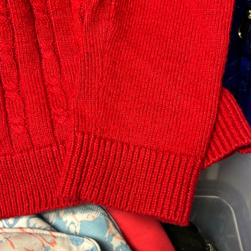 Red Talbots sweater - Picture 4 of 4